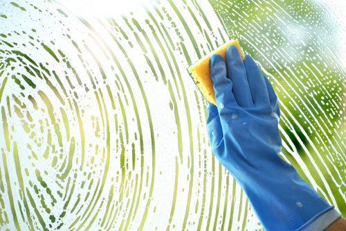 Professional cleaners maintaining a stylish Notting Hill home