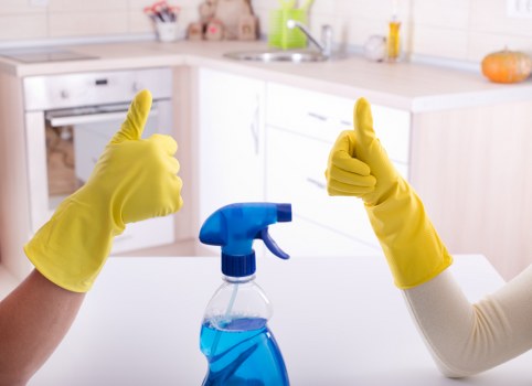 Clean glass windows improving natural light indoors