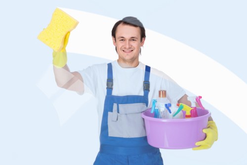 Cleaning newly refurbished property in Notting Hill