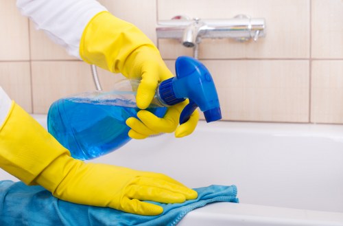 Cleaning vents, baseboards, and hidden areas during deep cleaning