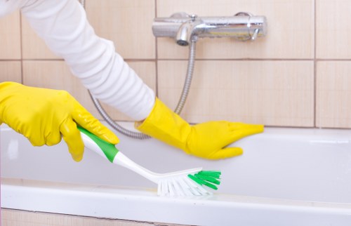 Professional Airbnb kitchen cleaning with sanitized counters