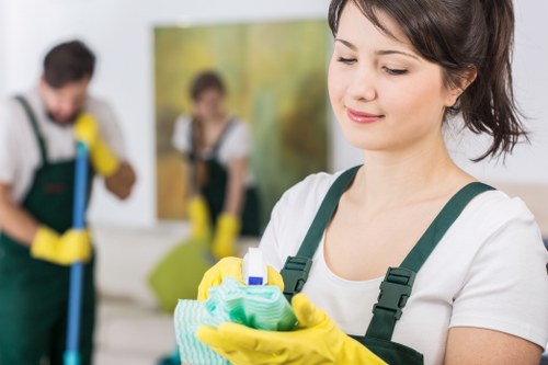 Final inspection of a spotless property after move out cleaning